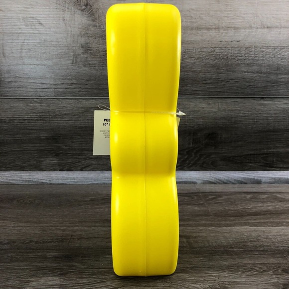 10” Yellow Peeps Blow Mold Plastic Bunny New Battery Operated LED Easter Decor - Picture 6 of 10